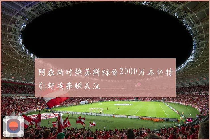 阿森纳对热苏斯标价2000万本怀特引起埃弗顿关注
